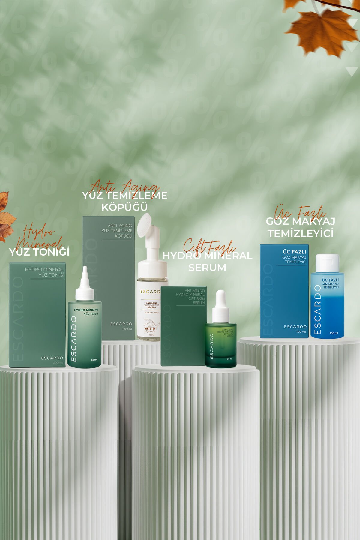 360° Care Set – Göz, yüz ve serum bakımının tamamı tek sette.